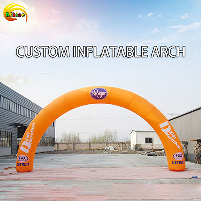 Strong half round colorful inflatable arch for promotion Publicity