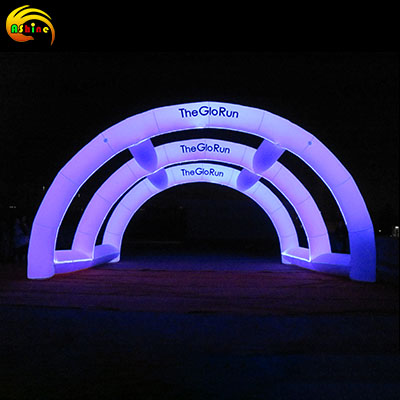 Ashine's Professional customization various inflatable arch for wedding celebration event Strong lighting inflatable arch for promotion Publicity