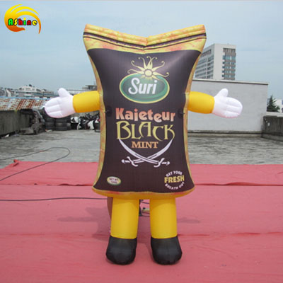 Product shape inflatable moving cartoon Strong helium inflatable cartoon for promotion Publicity