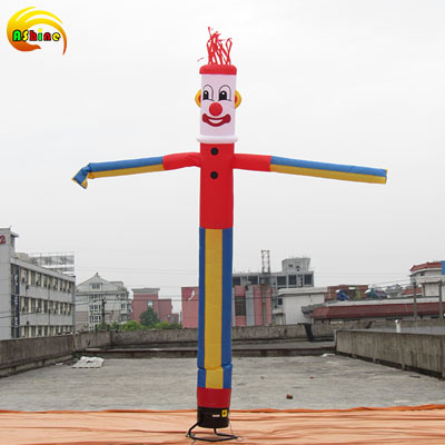 Joker Clown shaped inflatable Air dancer with one leg and two arms 5-meter-high Joker Clown shaped inflatable Air dancer with one leg and two arms 5-meter-high