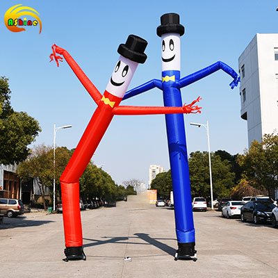 Multiple inflatable dancer combinations work better in advertising campaigns Multiple inflatable dancer combinations work better in advertising campaigns
