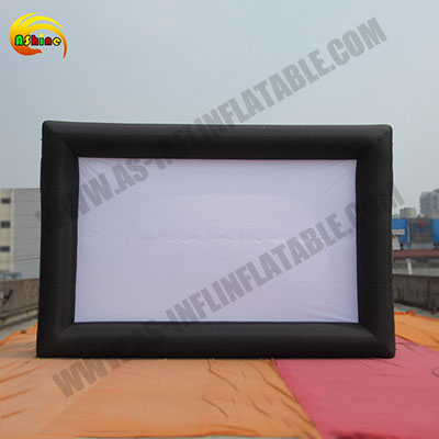 Strong seamless inflatable screen for promotion Publicity