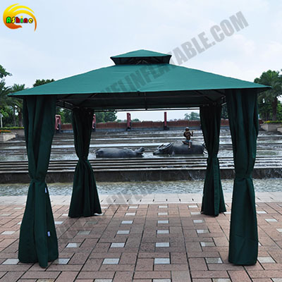Strong four post awning for the seaside