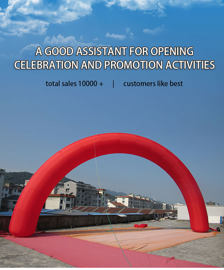 Half round colorful inflatable arch detailed description 2 Detailed description 2