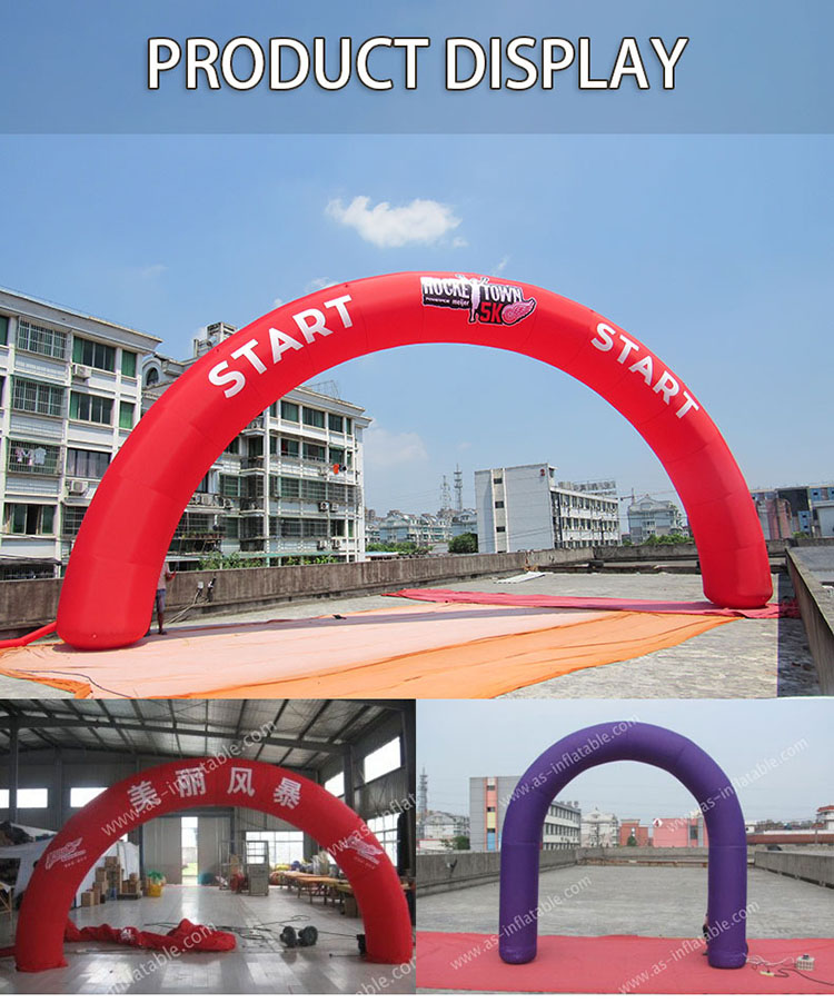 Half round colorful inflatable arch detailed description 3 Detailed description 3