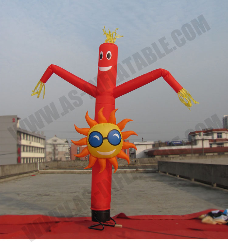 With skirt inflatable dancer detailed description 3 Detailed description 3