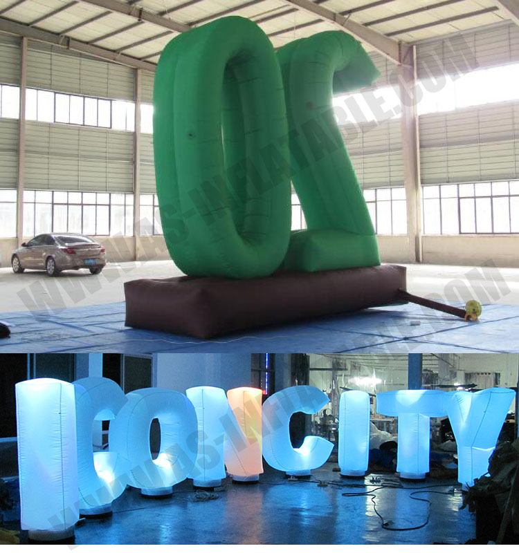LOGO or letter inflatable model detailed description 4 Detailed description 4