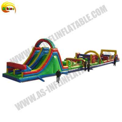 Strong inflatable obstacle course for promotion Publicity