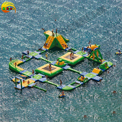 Customized inflatable water park for celebration Exhibition Strong inflatable water game for promotion Publicity