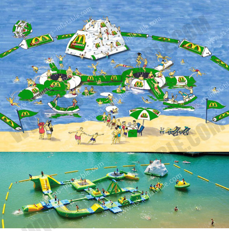 Inflatable water game detailed description 2 Detailed description 2