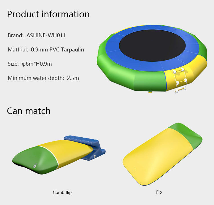 Other inflatable products are shown here Detailed description 4