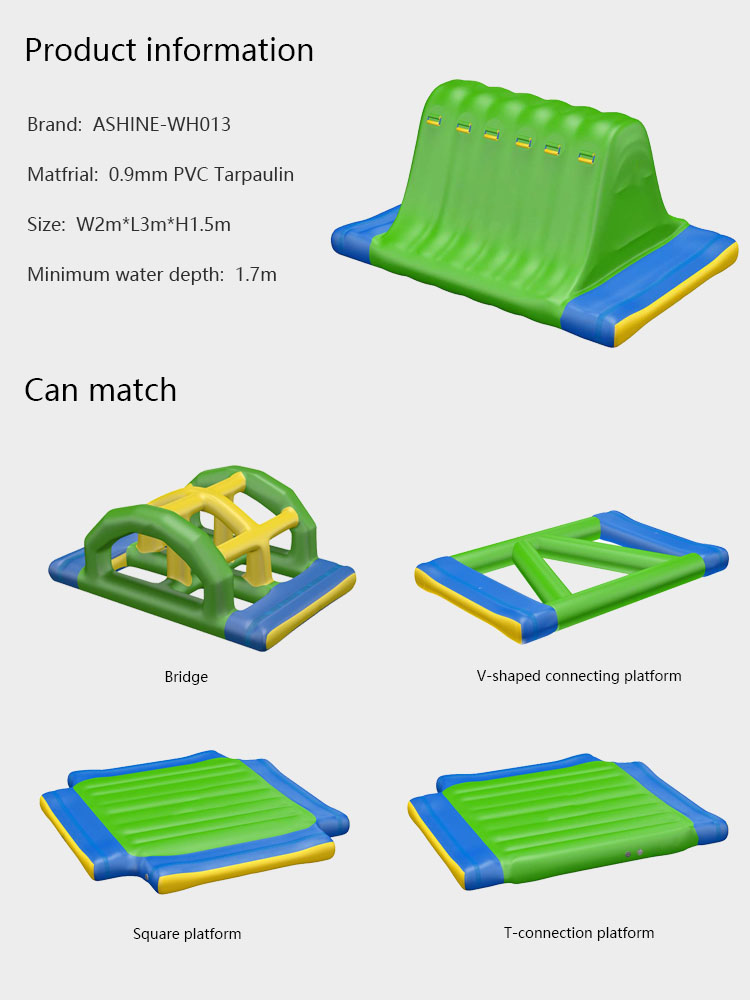 Other inflatable products are shown here Detailed description 4