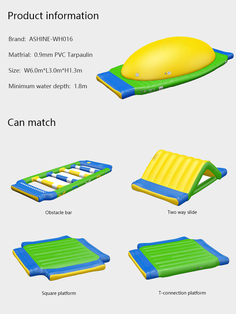Other inflatable products are shown here Detailed description 4