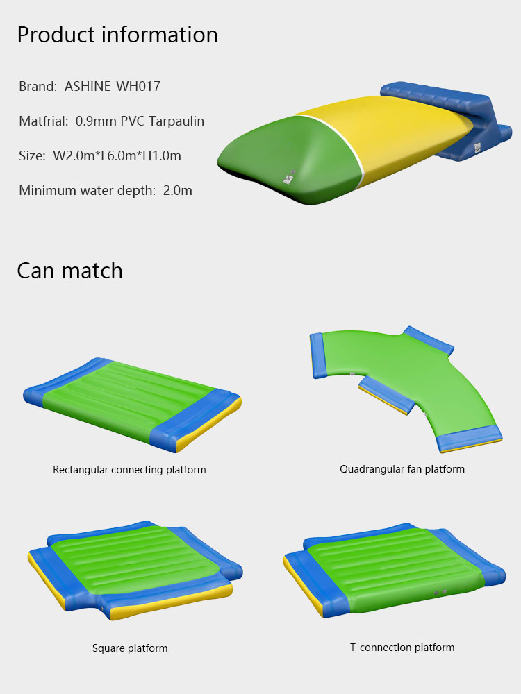 Other inflatable products are shown here Detailed description 4