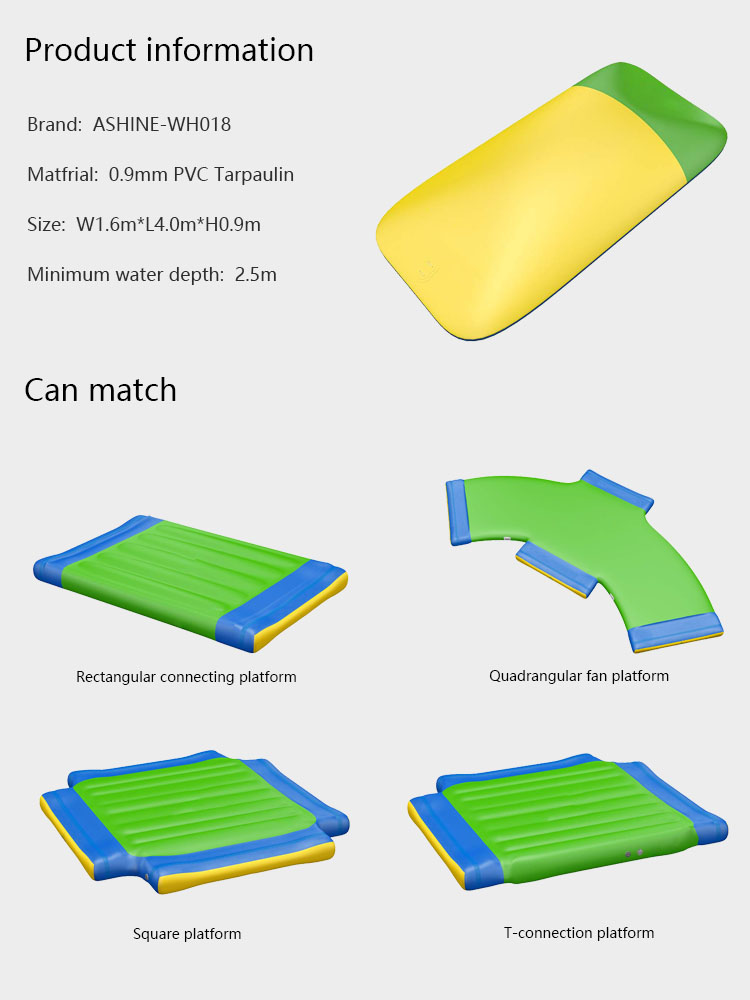 Other inflatable products are shown here Detailed description 4